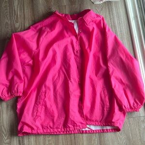 Vintage 80’s Pink Oversized Light Jacket OS